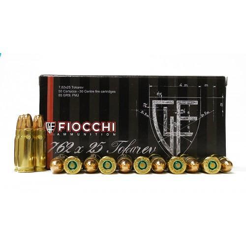 Патрон (Fiocchi) кал. ТОКАРЕВА тапанчасы үчүн 7,62х25 мм - Image 2